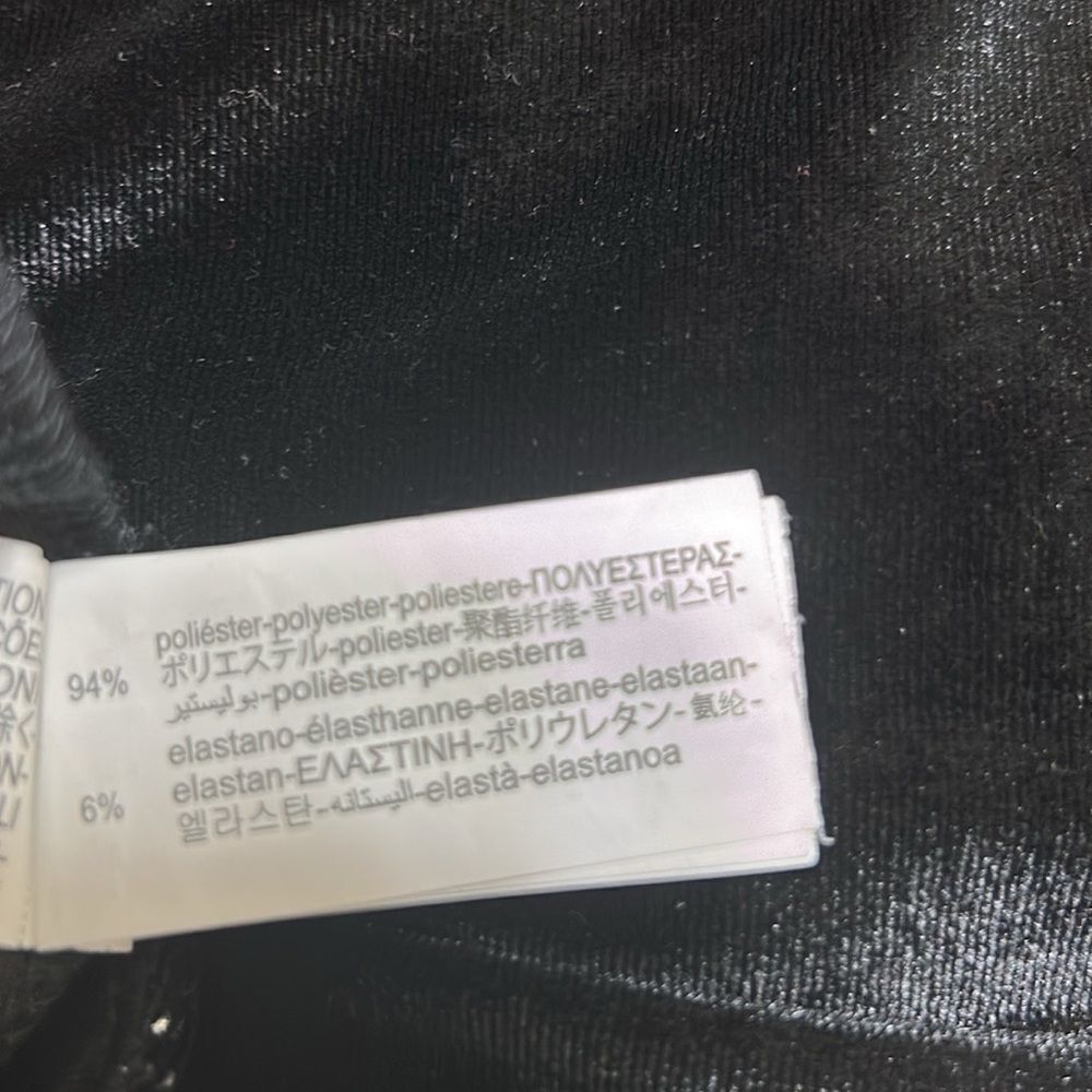 Zara Black Shiny Flare Stretchy Black Leggings/Pants(Size 11-12 yrs) - Picture 5 of 6